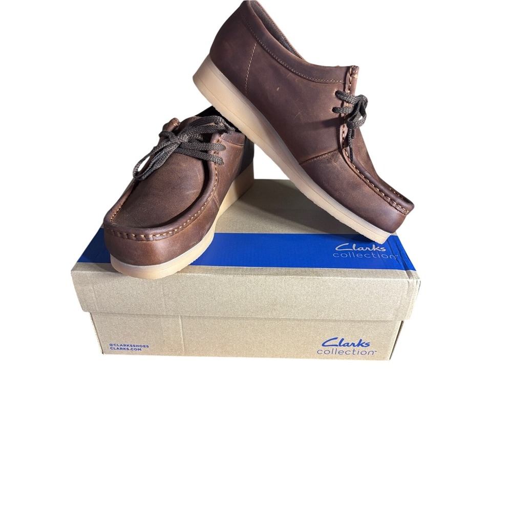 Clarks Women's SZ 10 Padmora Oxford Brown Smooth US Shoes Lace Up Preppy NIB